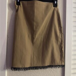 Vintage Durian Fringe Hem Skirt – Made in USA